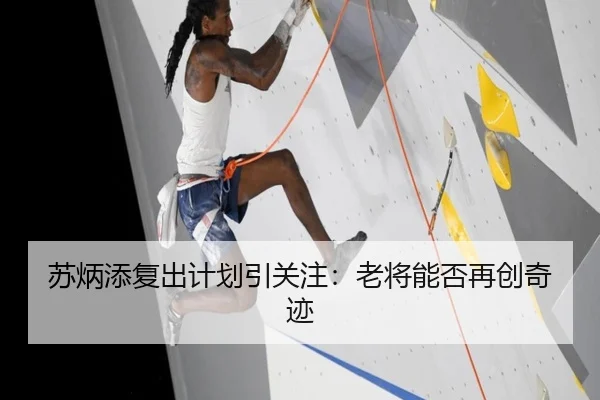 苏炳添复出计划引关注：老将能否再创奇迹